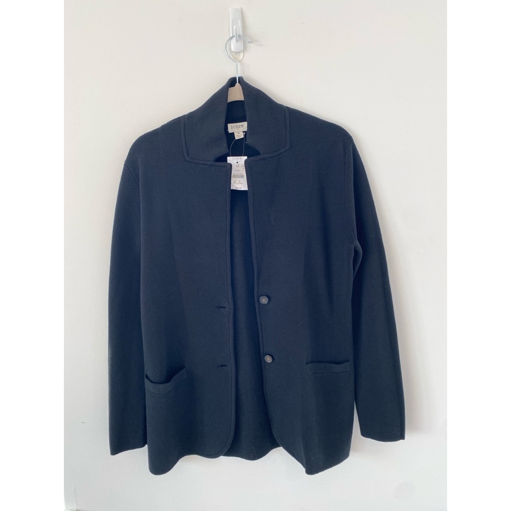 J Crew Black Sweater Blazer | Size Small